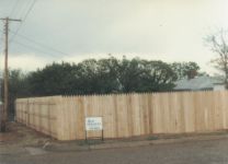 6' gothic picket fence