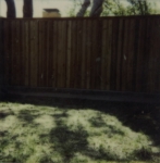 7' privacy fence w/footing